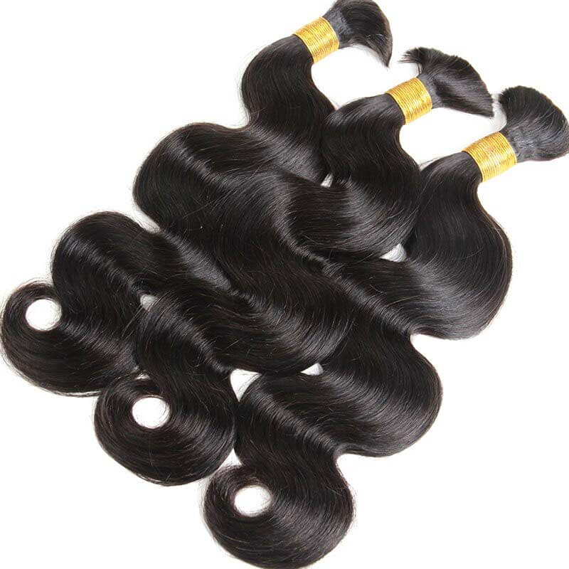 US Only|QVR #1B Body Wave Bulk Braiding Hair