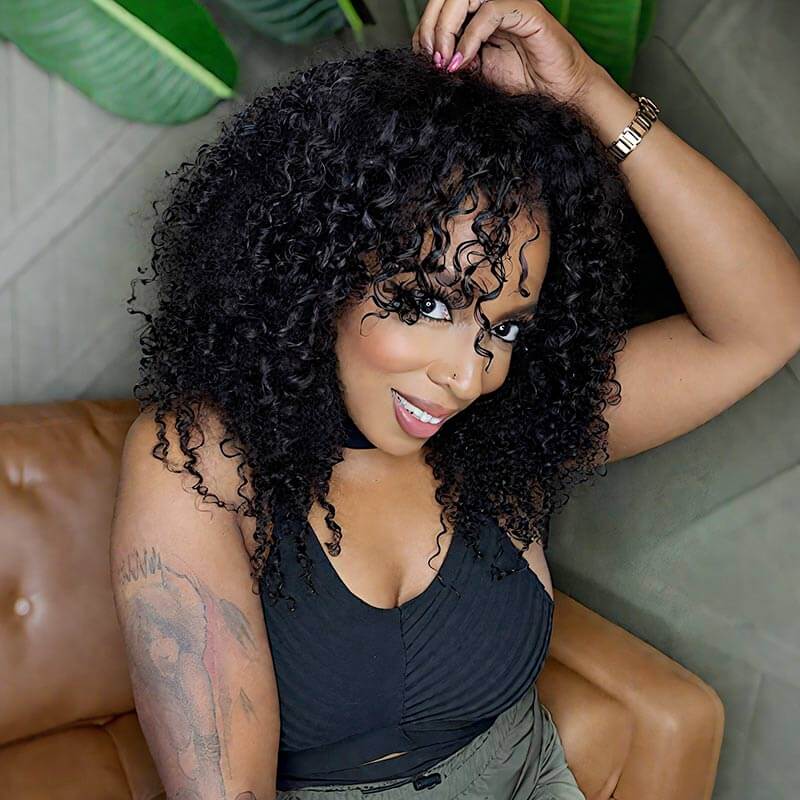 MATCH SALE|QVR #1B Small Kinky Curly Crochet Hair