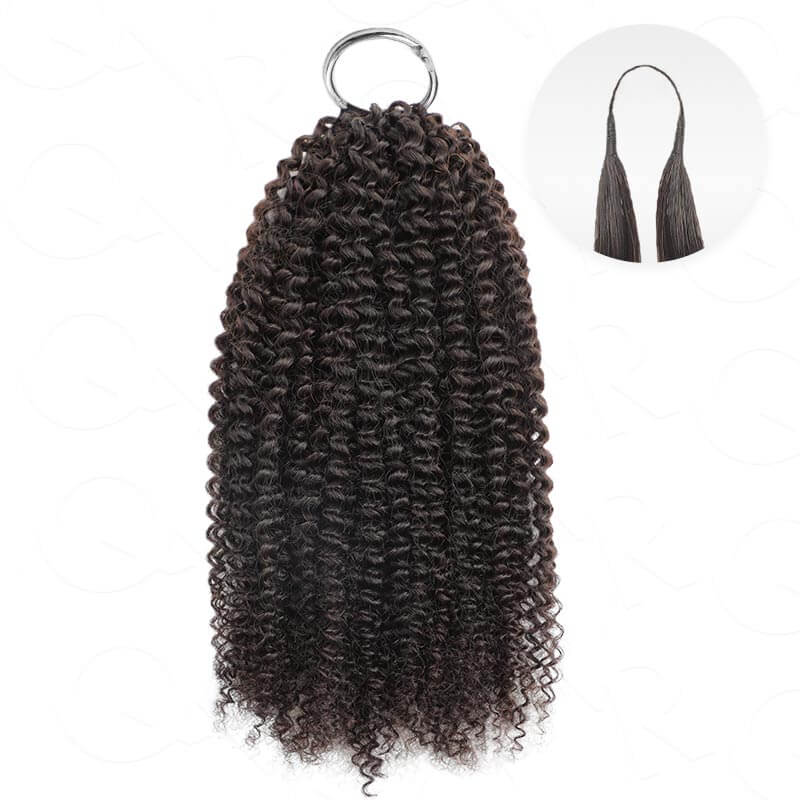 $100off Member Sale|Afro Kinky Curly Feather Crochet Human Hair