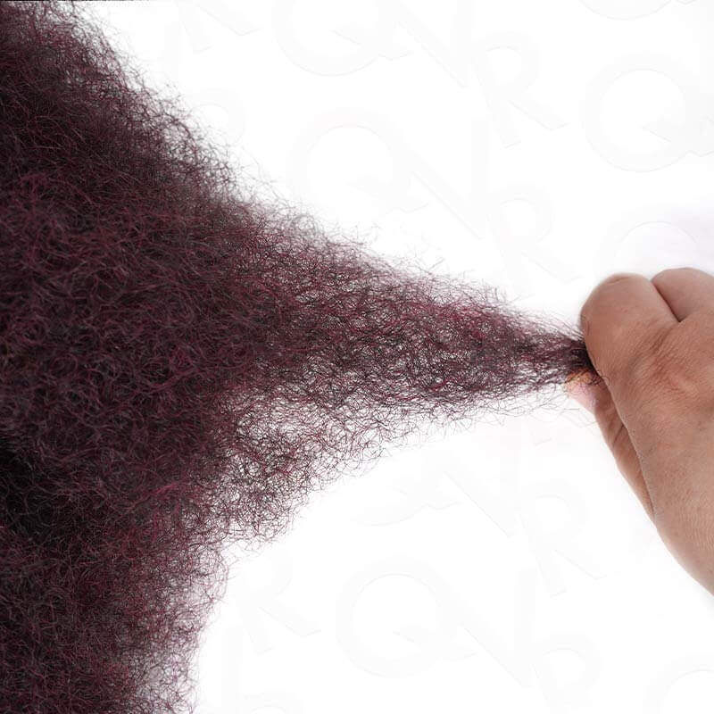 B3G1| QVR Mix Colors Color Afro Kinky Bulk Human Hair
