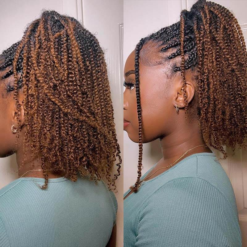 Flash Sale|QVR Afro Kinky V Bulk Natural Curly Human Hair for Kinky Twist