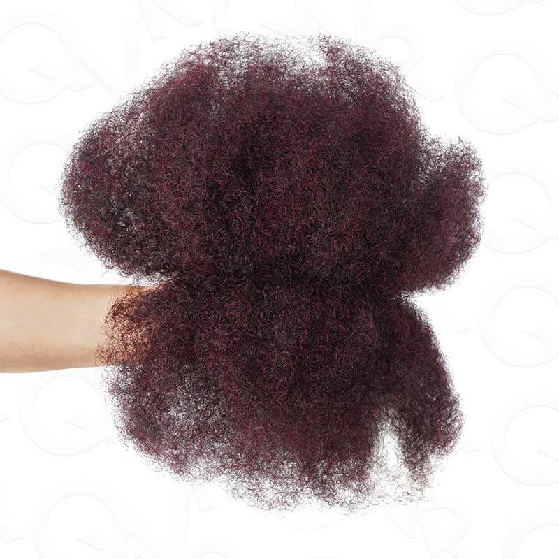 B3G1| QVR Mix Colors Color Afro Kinky Bulk Human Hair