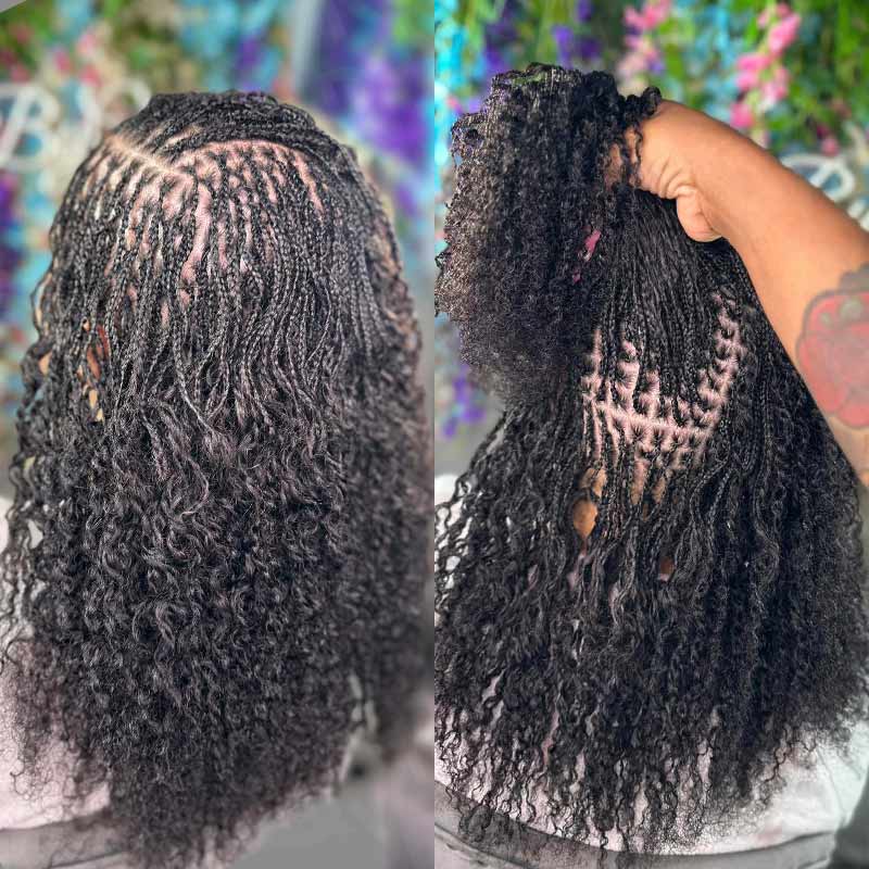 Fixed Price|QVR Natural Black Afro Kinky Bulk Human Hair