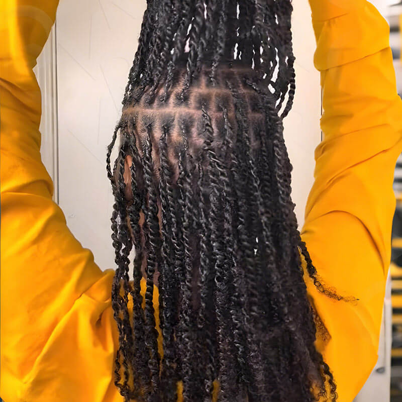 Venta al por mayor|Compra 15 paquetes de cabello humano natural de resorte negro y recibe 10 paquetes gratis