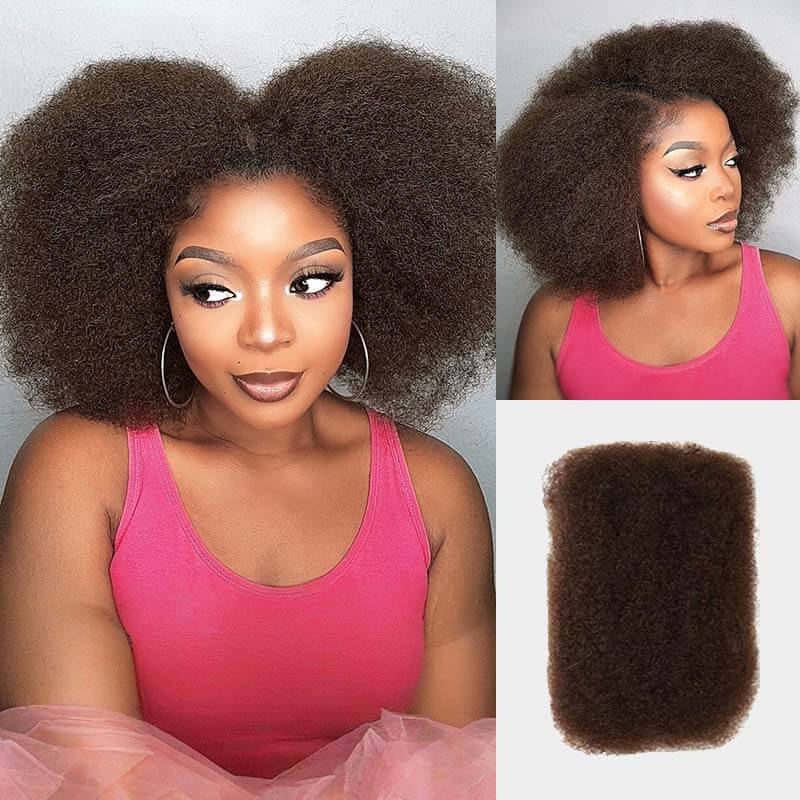 B3G1|Honey Blonde Afro kinky Bulk Human Hair