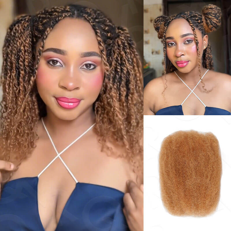 $100off Member Sale| Mix #4/30 Afro kinky Bulk Human Hair