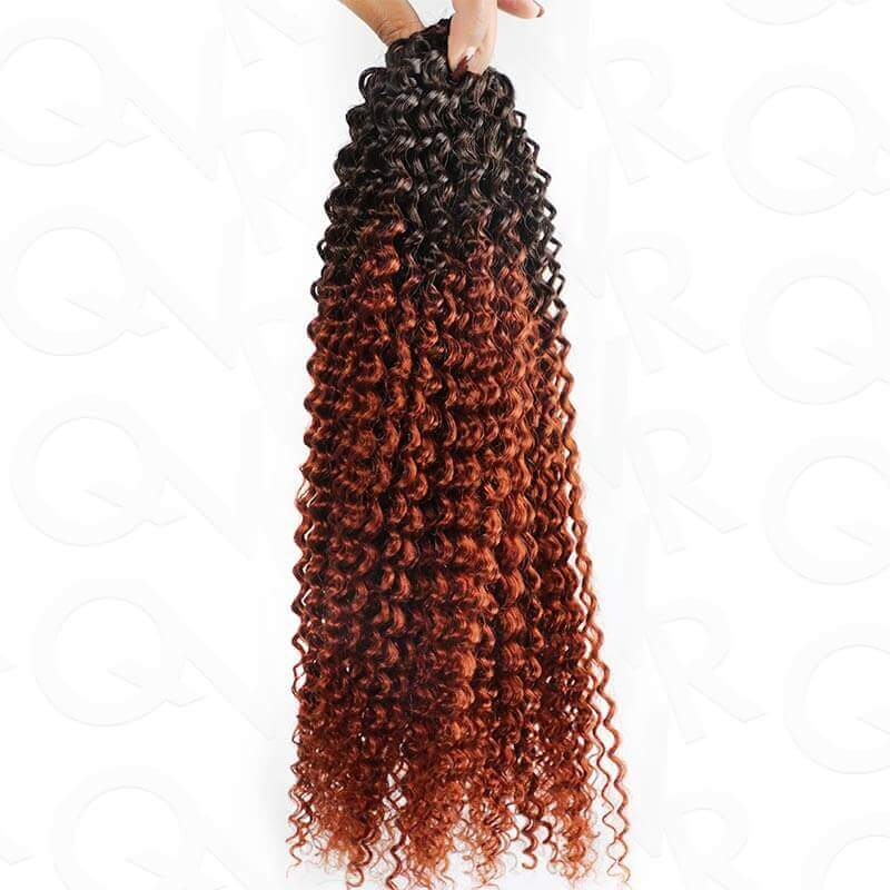 $100off Member Sale|#T1B/30 Small Kinky Curly Feather Crochet Hair
