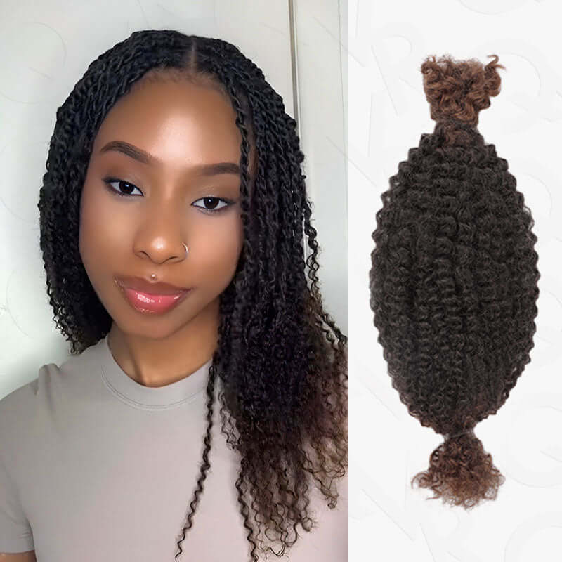 Venta al por mayor|Compra 15 paquetes de cabello humano natural de resorte negro y recibe 10 paquetes gratis