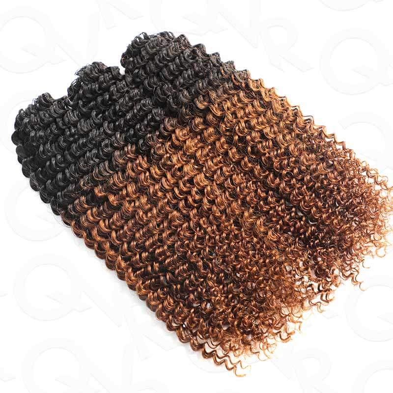 $100off Member Sale|#T1B/30 Small Kinky Curly Feather Crochet Hair