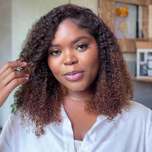 Venta al por mayor | Compra 15 paquetes de extensiones de cabello humano trenzado Ombre Marrón #T2/30 con plumas y recibe 10 paquetes gratis