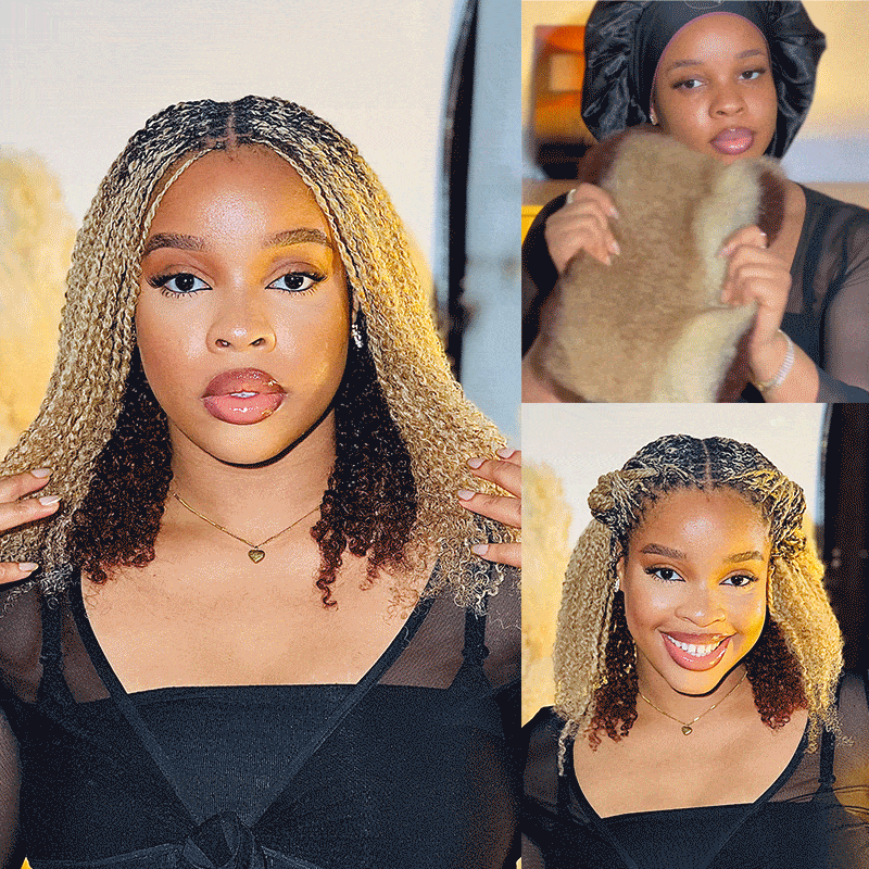 B3G1| QVR Afro Kinky Bulk Three Colors #4/30/27 Human Hair