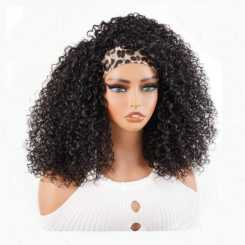 Flash Sale|QVR Glueless Half Wig 3 In 1 Kinky Straight Human Hair Protective Hairstyle