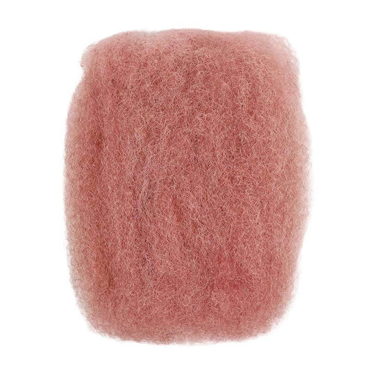QVR 1 Paquete de cabello 100% humano Afro Kinky Bulk color rosa